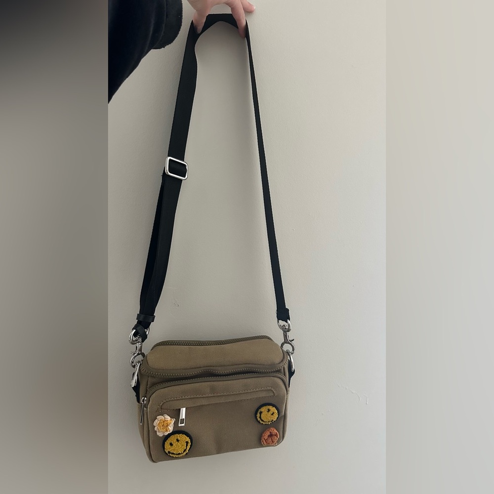 Zara-The Smilley Collection Crossbody Bag with Black Strap